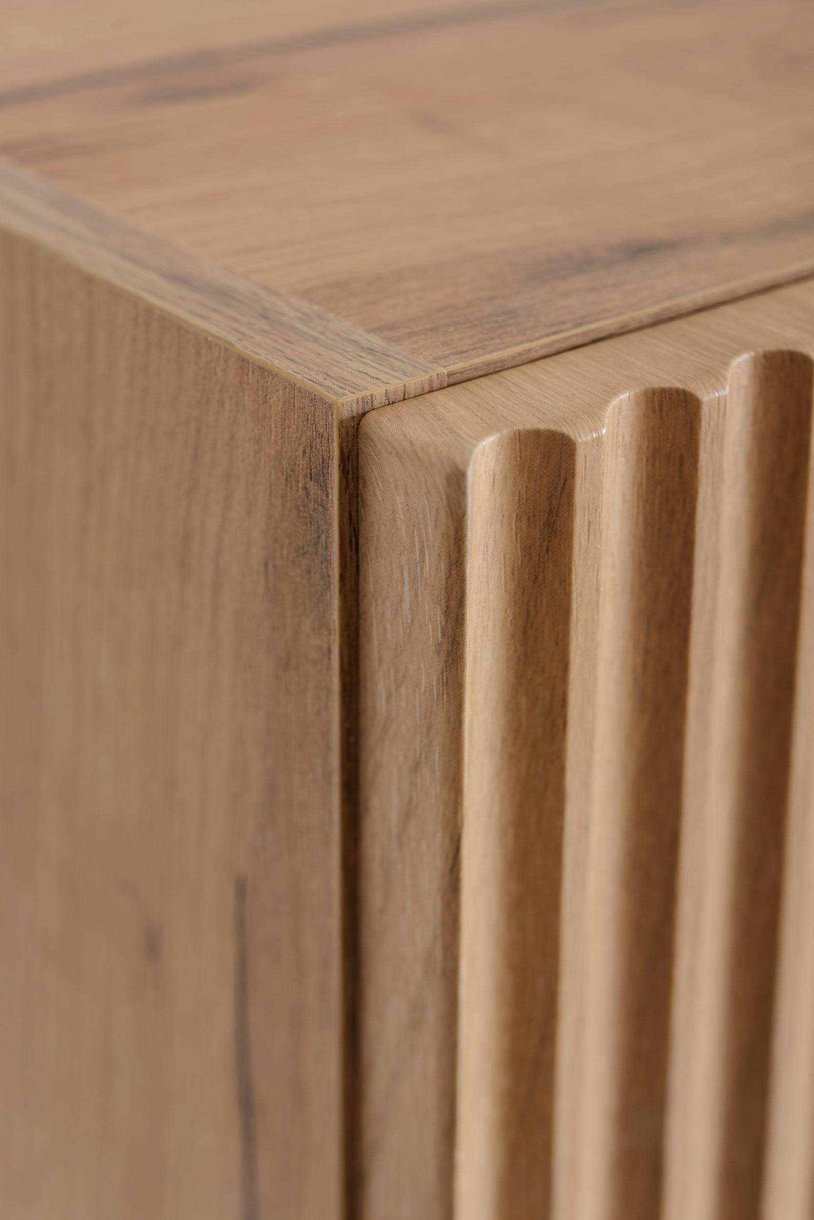 Meuble colonne de salle de bain suspendu VENA chêne 36 x 136 cm - 8