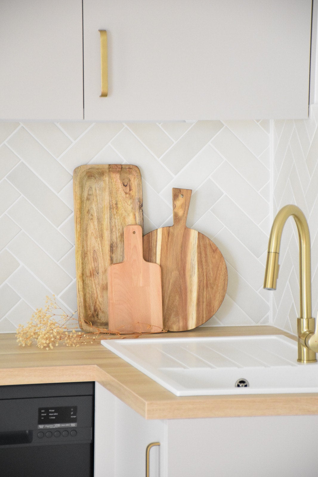 ROBINET CUISINE EN LAITON DORE BROSSE (OR MAT) COLLECTION SCAMANDRE - 4