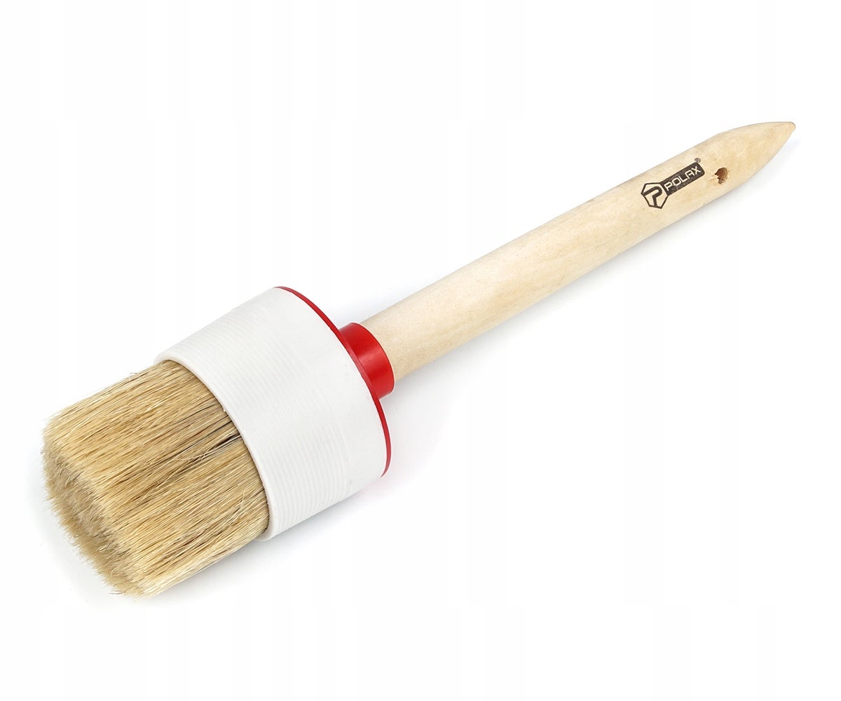 Pędzel okrągły STANDART mieszane włosie drewniana rączka 16/55 mm Polax