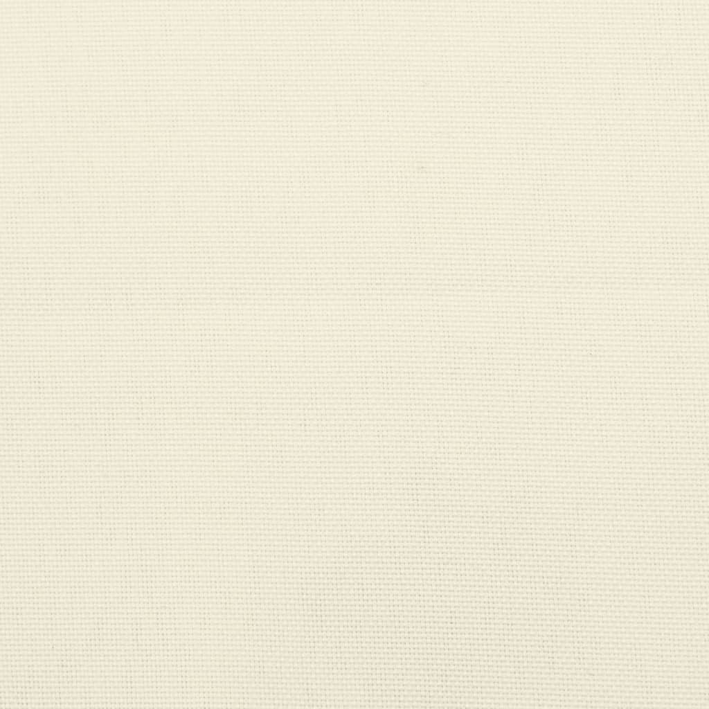 Cojín para sofá de palets tela crema 80x40x12 cm v0195 80 x 40 x 12 cm / Crema - 9