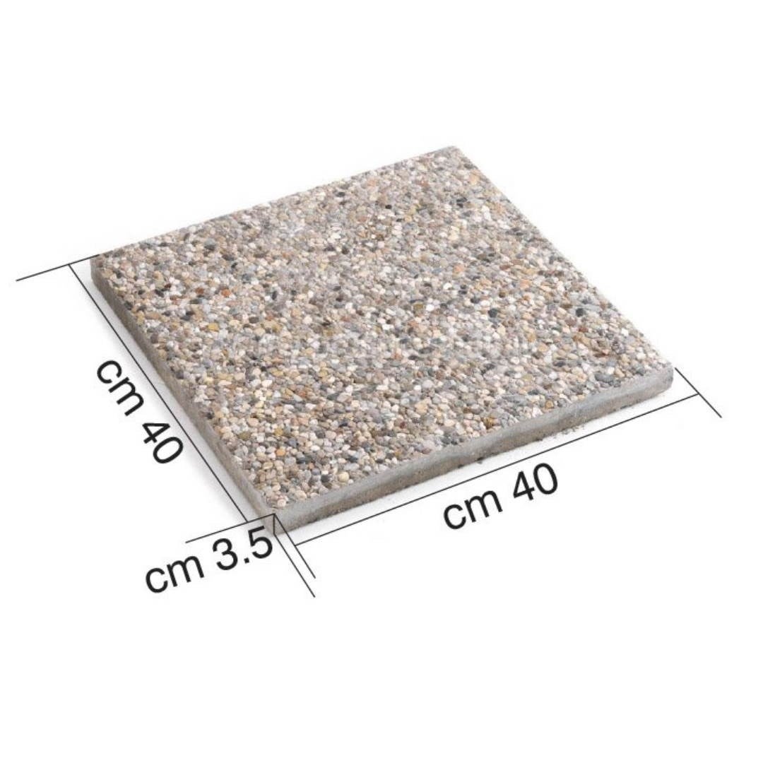 VONROC Base per ombrellone da giardino Bardolino. 4 supporti 50x50cm. Capacità 15 litri