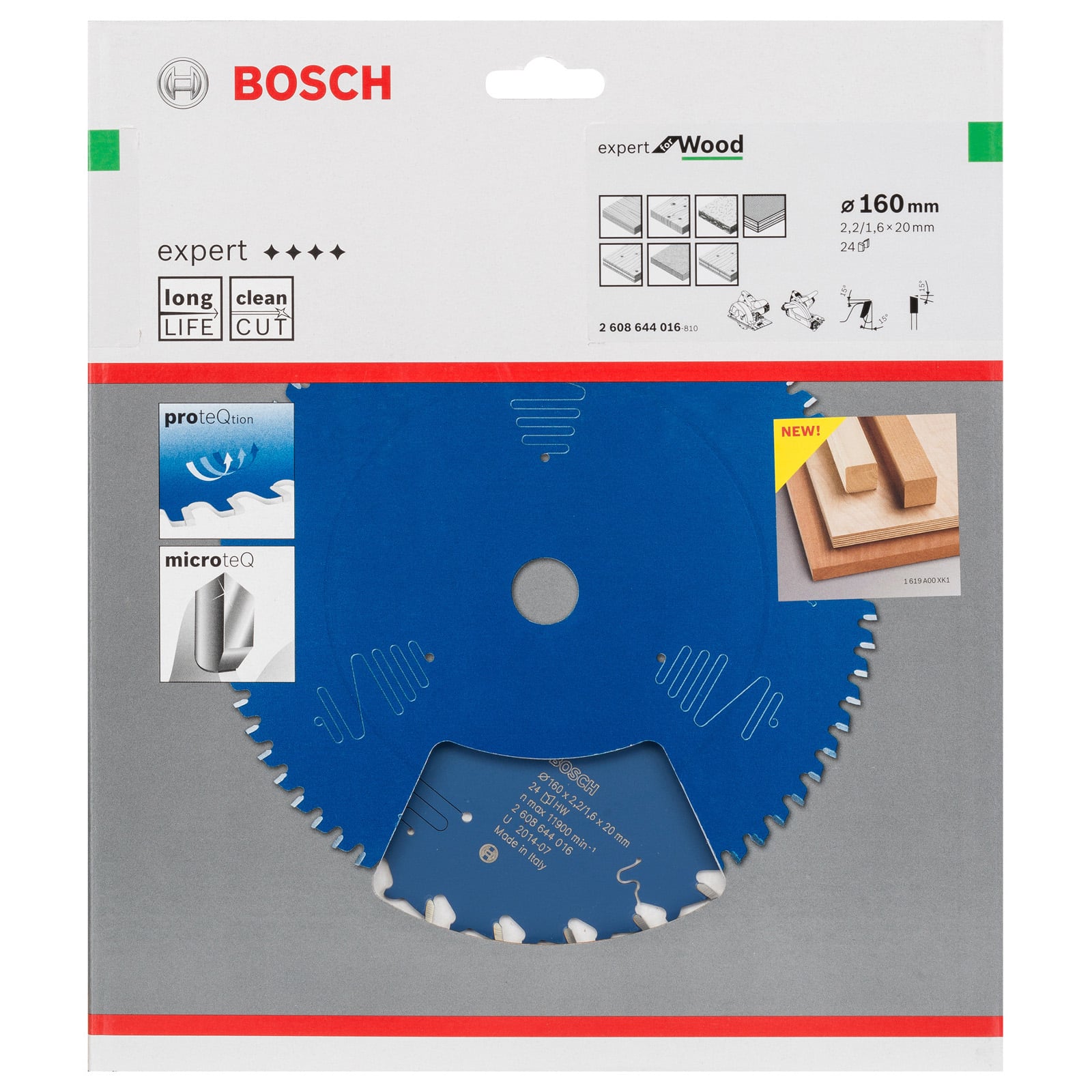 Bosch Professional - Lame Scie Circulaire Expert Bois 160X20X2,2mm, 24D - 2608644016 - 5