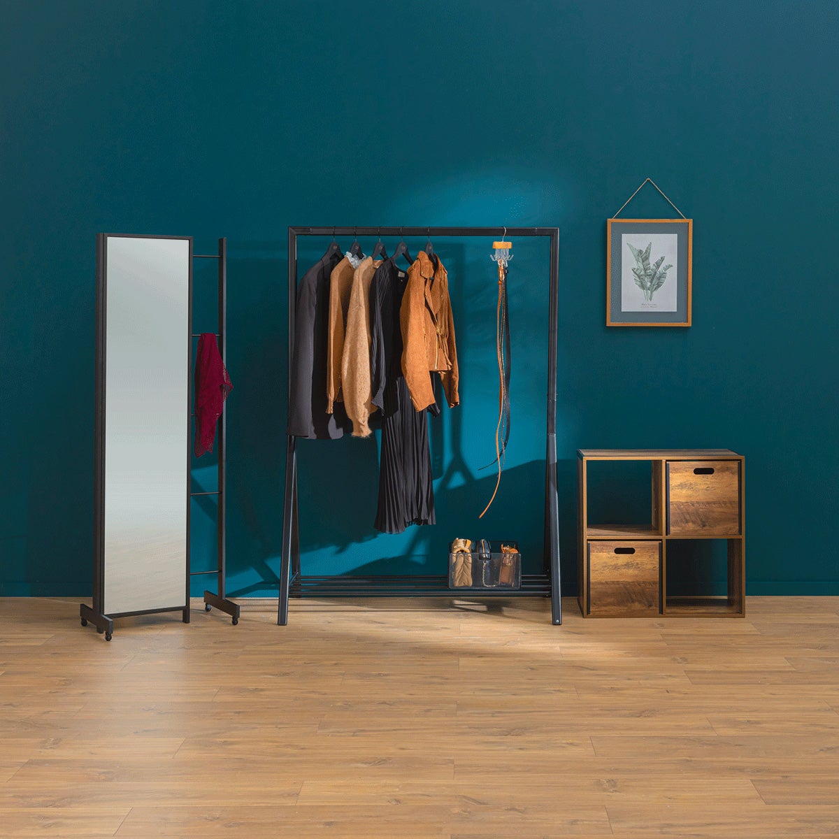 5five - mix n modul 9 ripiani effetto rovere grigio