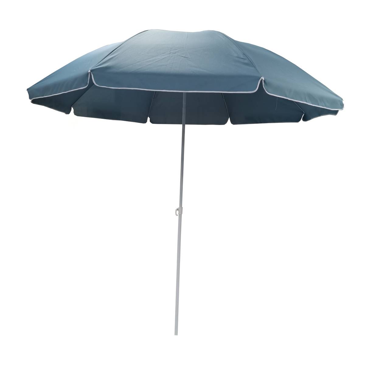 Parasol De Plage Carré Helenie Gris - BE TOY'S - Pour Sable, Jardin Ou Terrasse - Protection Solaire