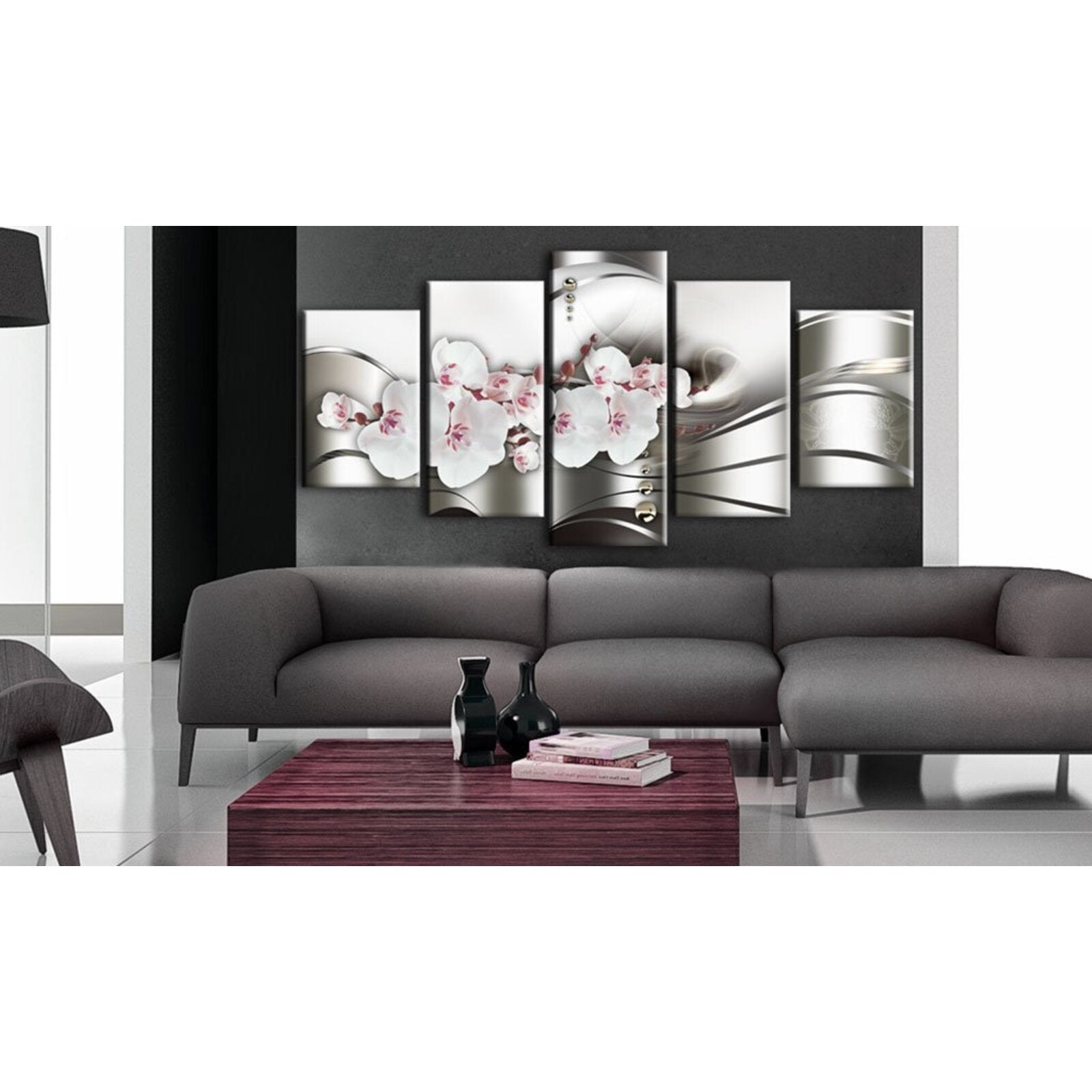 Tableau la beauté des orchidées - 200 x 100 cm - 2