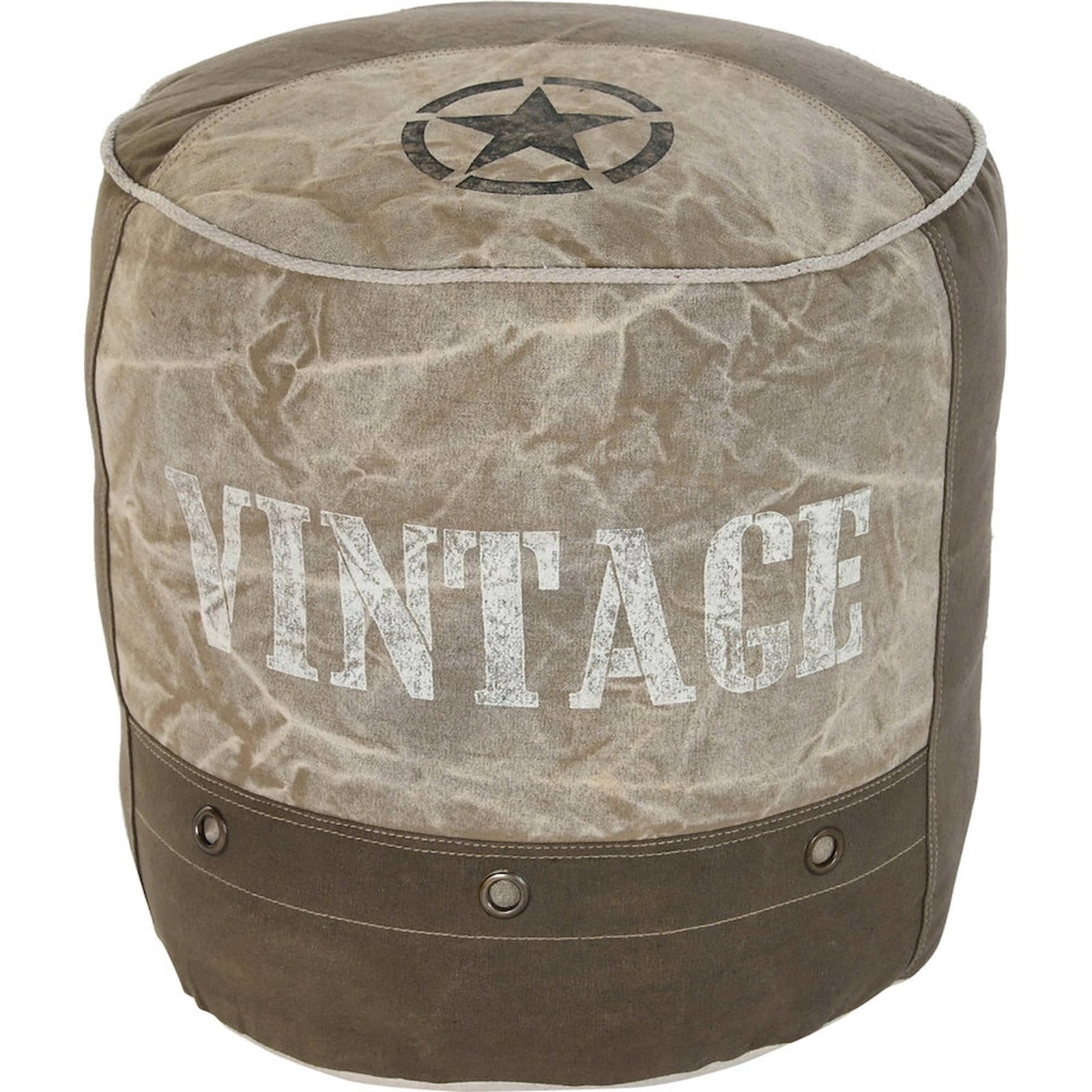 Pouf Rouge – Motif Étoiles ✨ main image 1