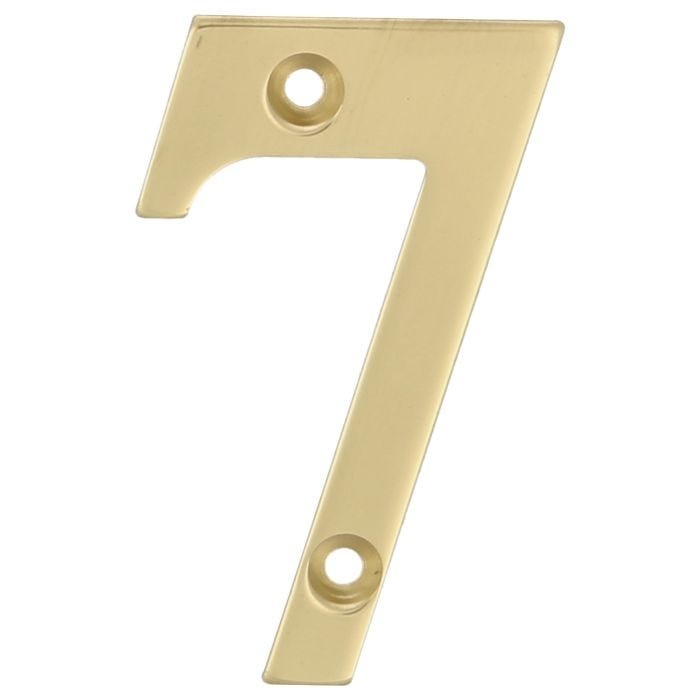 4 1/2 vintage en laiton numéro 6/9, décoration 4 1/2 vintage en laiton numéro 6/9, décoration
