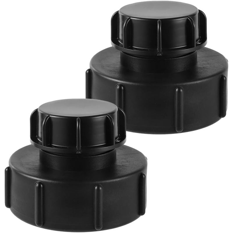 adaptery do zbiorników IBC – adaptery redukcyjne S100 x 8 do S60 x 6 – gwint gruby z pokrywą zbiornika IBC S60