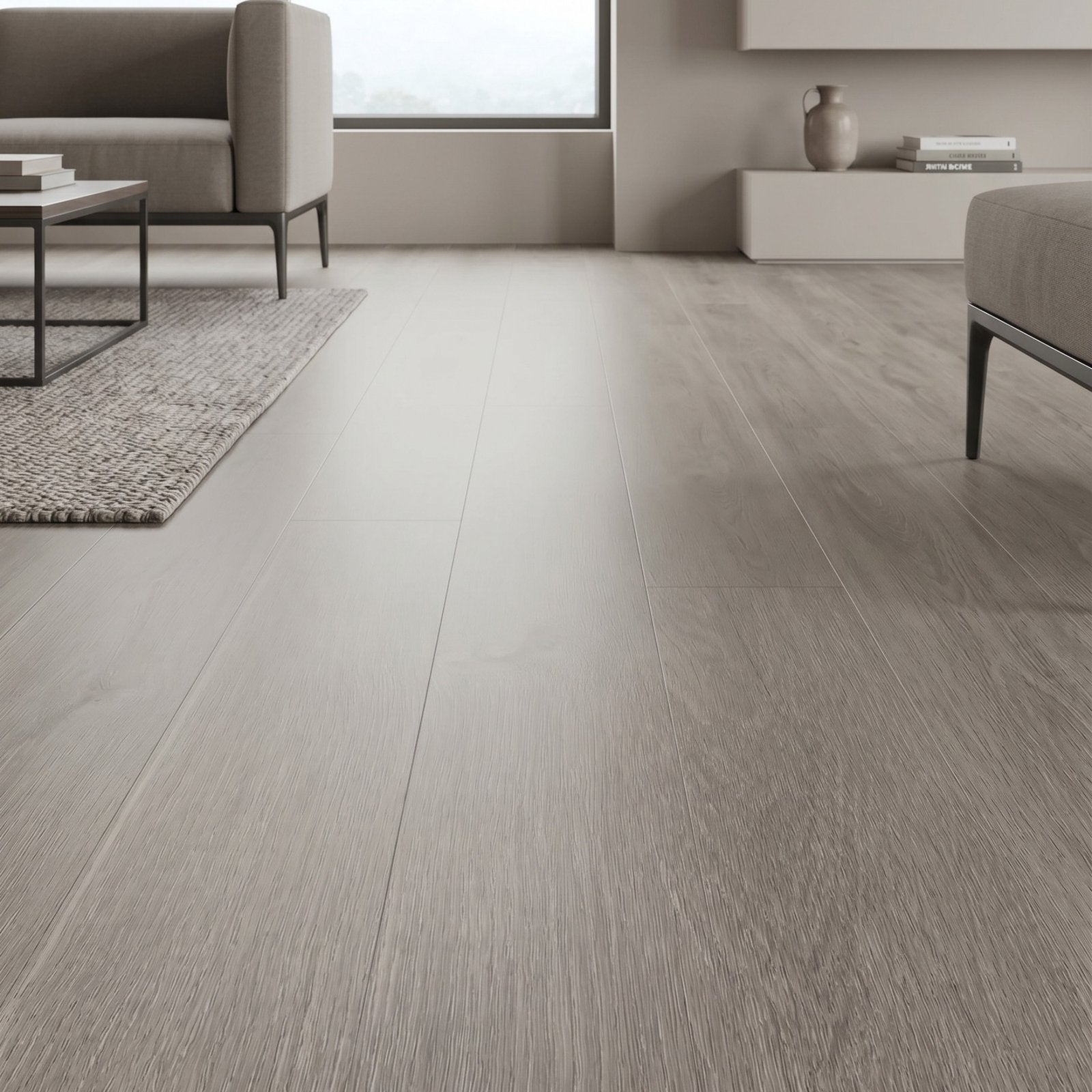Suelo vinílico SPC clic Extrem 5 mm efecto madera Gris Antracita ISOVEX (2,21 m²) - 3