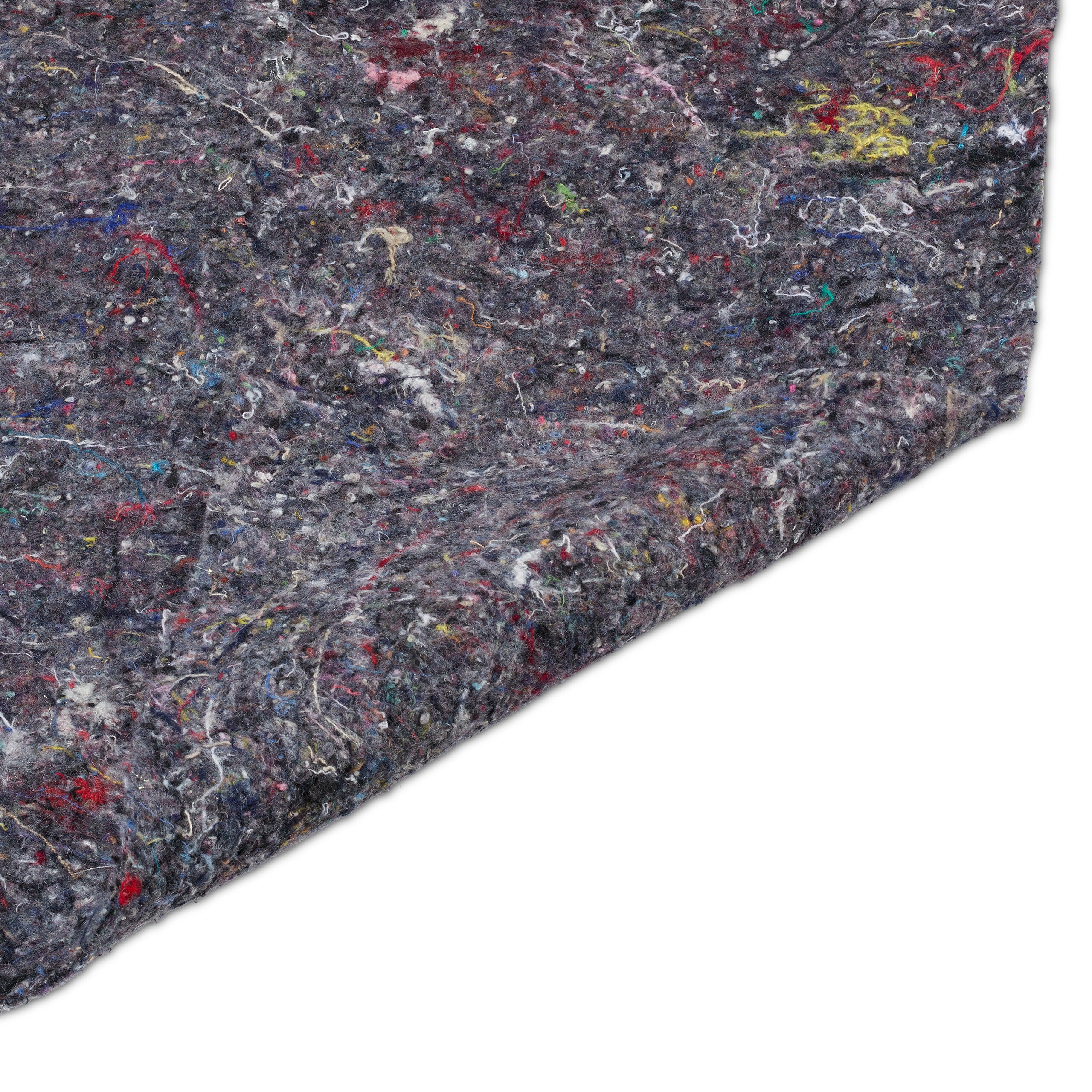 Couvertures de déménagement, lot de 4, housses en non-tissé, 150x200 cm, bâche de protection peinture, grises, Relaxdays - 5