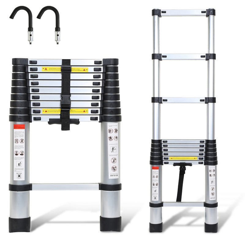 Echelle télescopique Aluminium Echelle multi-usage 2.6M Stabil ...