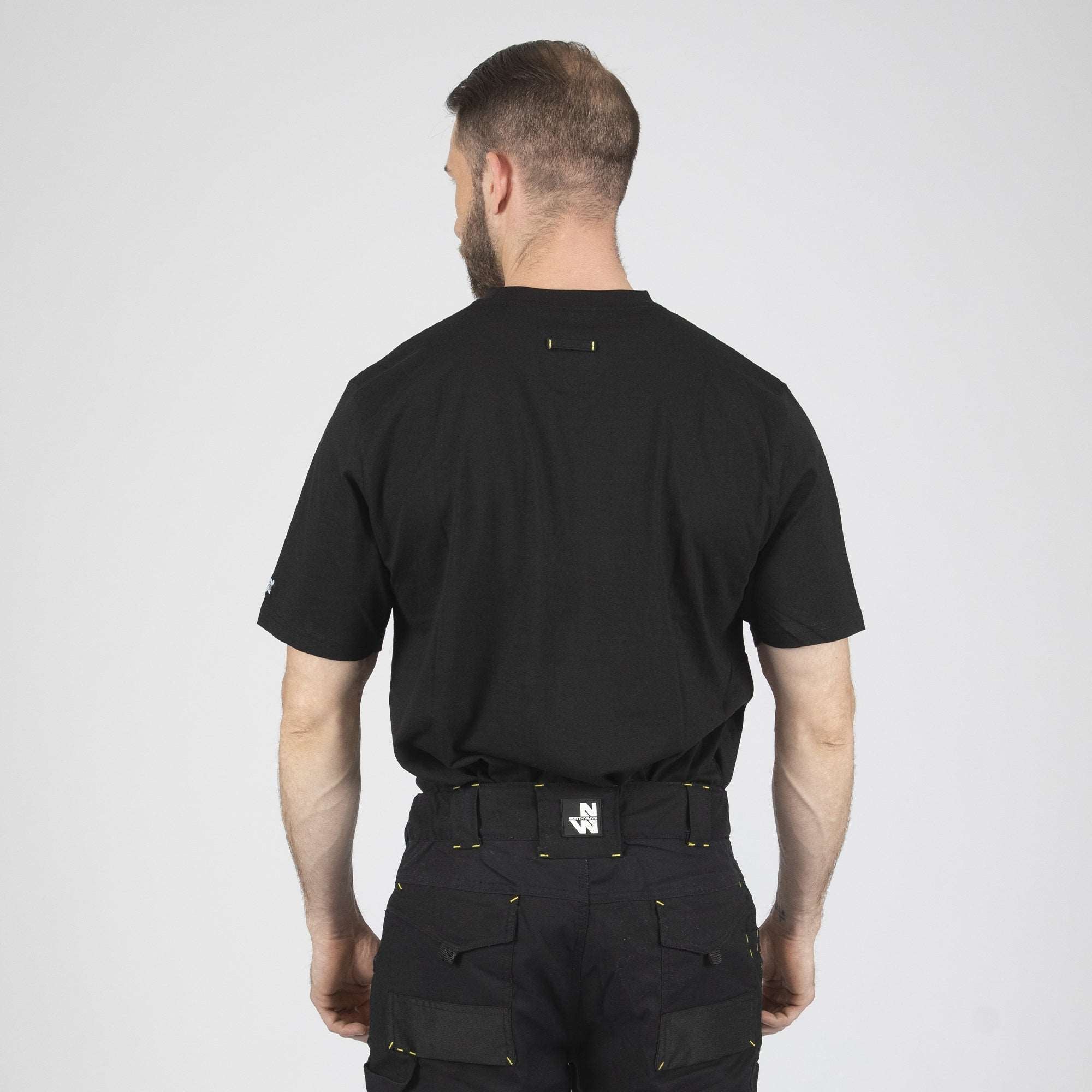 DUCK - T-SHIRT MANCHES COURTES DE TRAVAIL - 1408 Noir S - 3