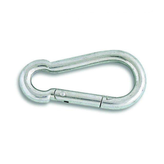 Porte-mousqueton 'pompier' en acier zingué