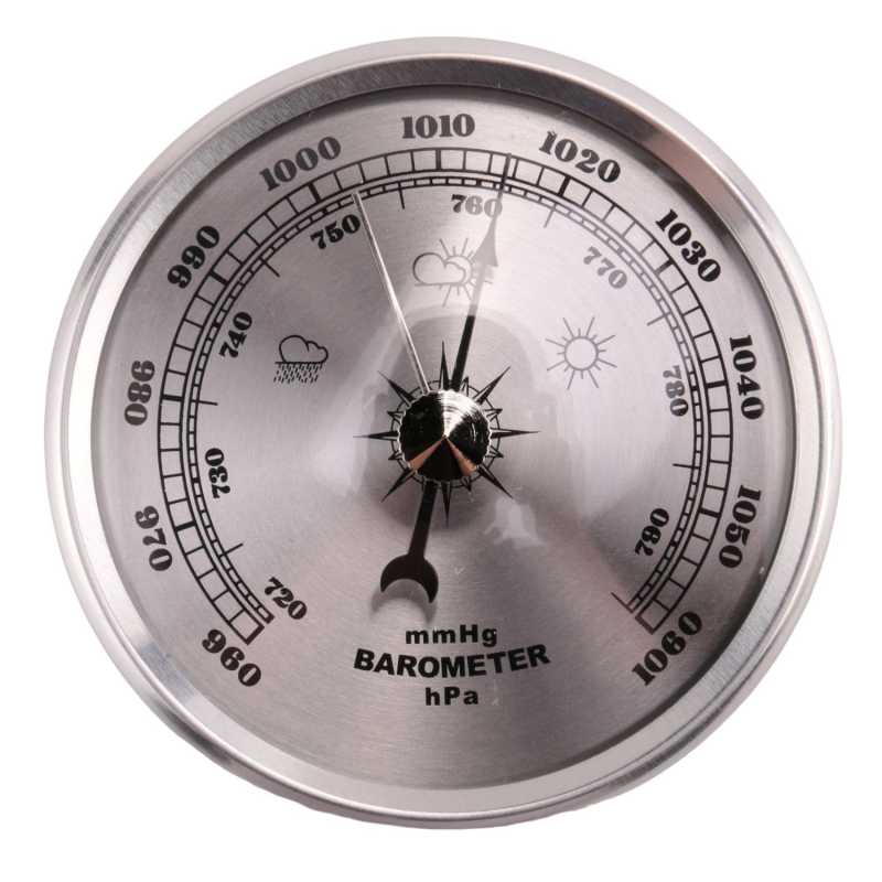 Baromètre à aiguille métallique, manomètre mécanique de pression — free download