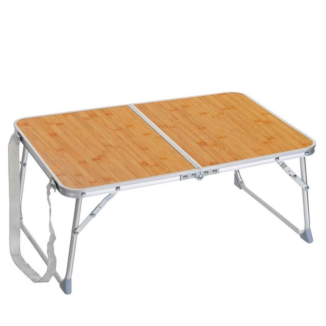 Mesa plegable camping y playa 60x40x25 cm