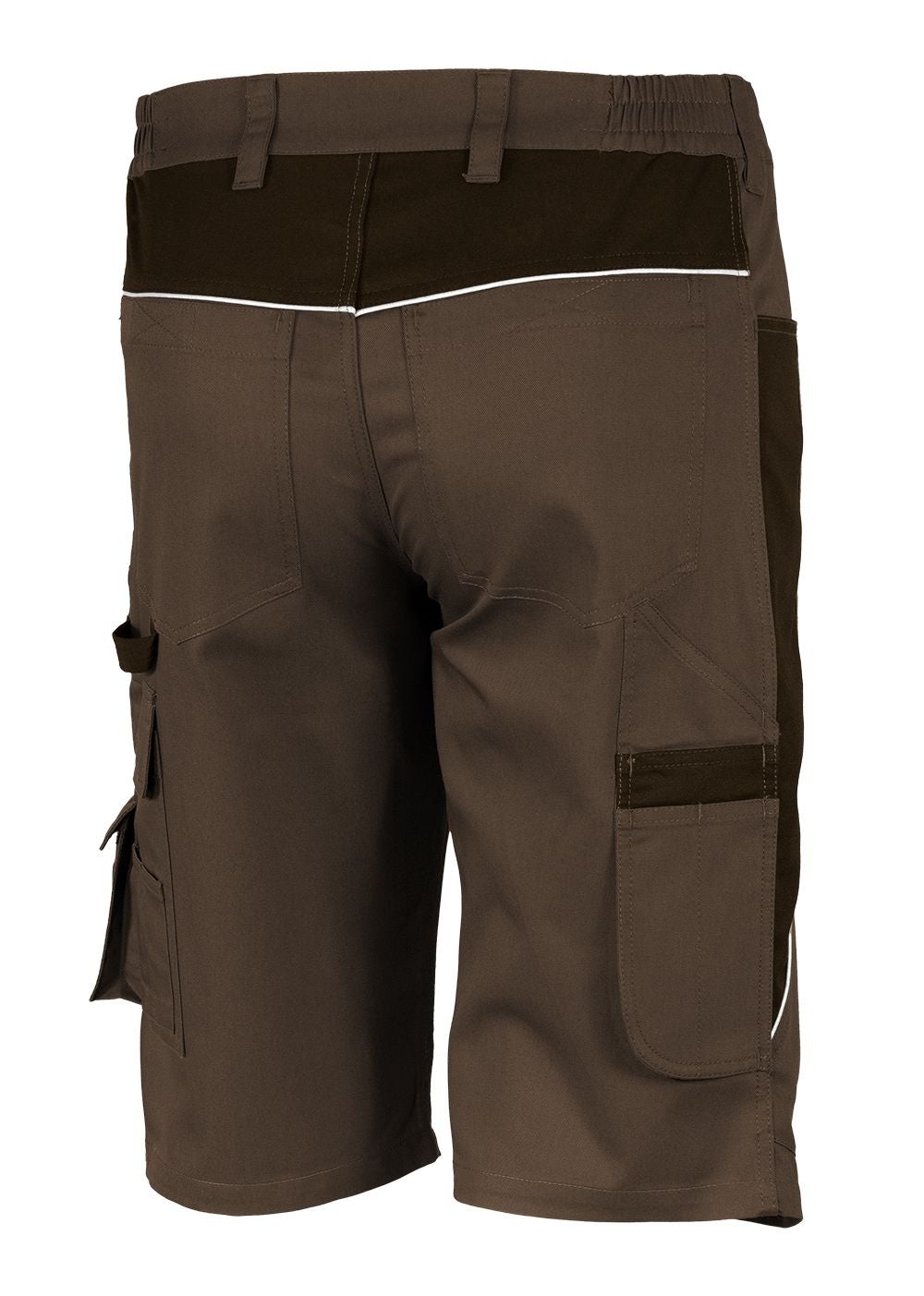 Qualitex - PROfessionals Shorts résistant en tissu renforcé de fibres - noisette/châtaigne - size 44 - Unisex - Pantalon de travail court á 10 poche - 2