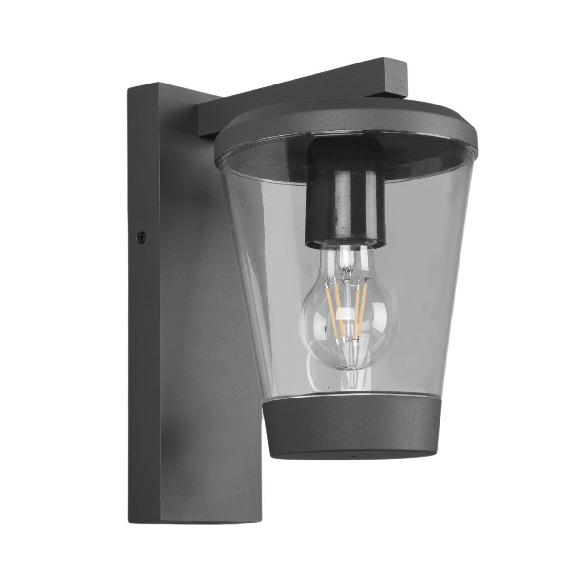 Kinkiet zewnętrzny CAVADO antracyt 1xE27x40W wym:28x16x16cm IP44 Trio