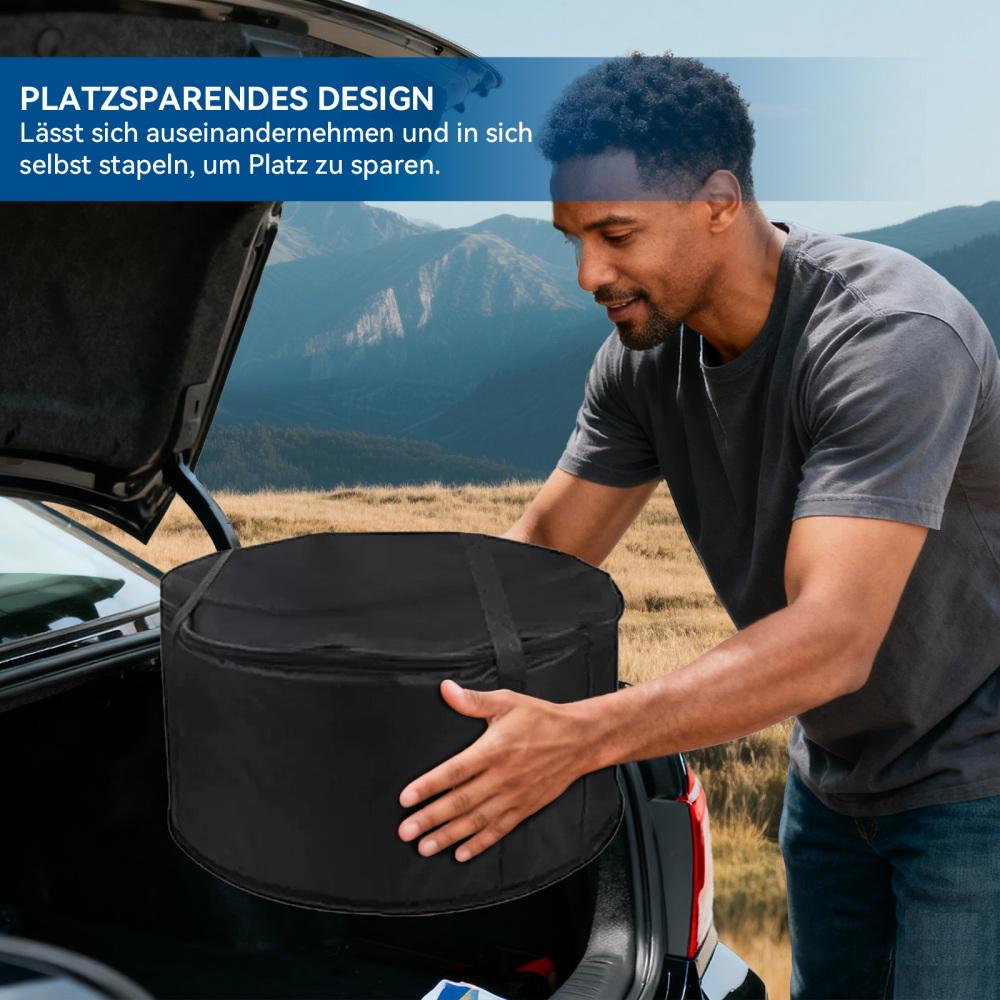 Braciere senza fumo in acciaio inox – Fuoco a legna portatile, barbecue da esterno, resistente e pratico - 7