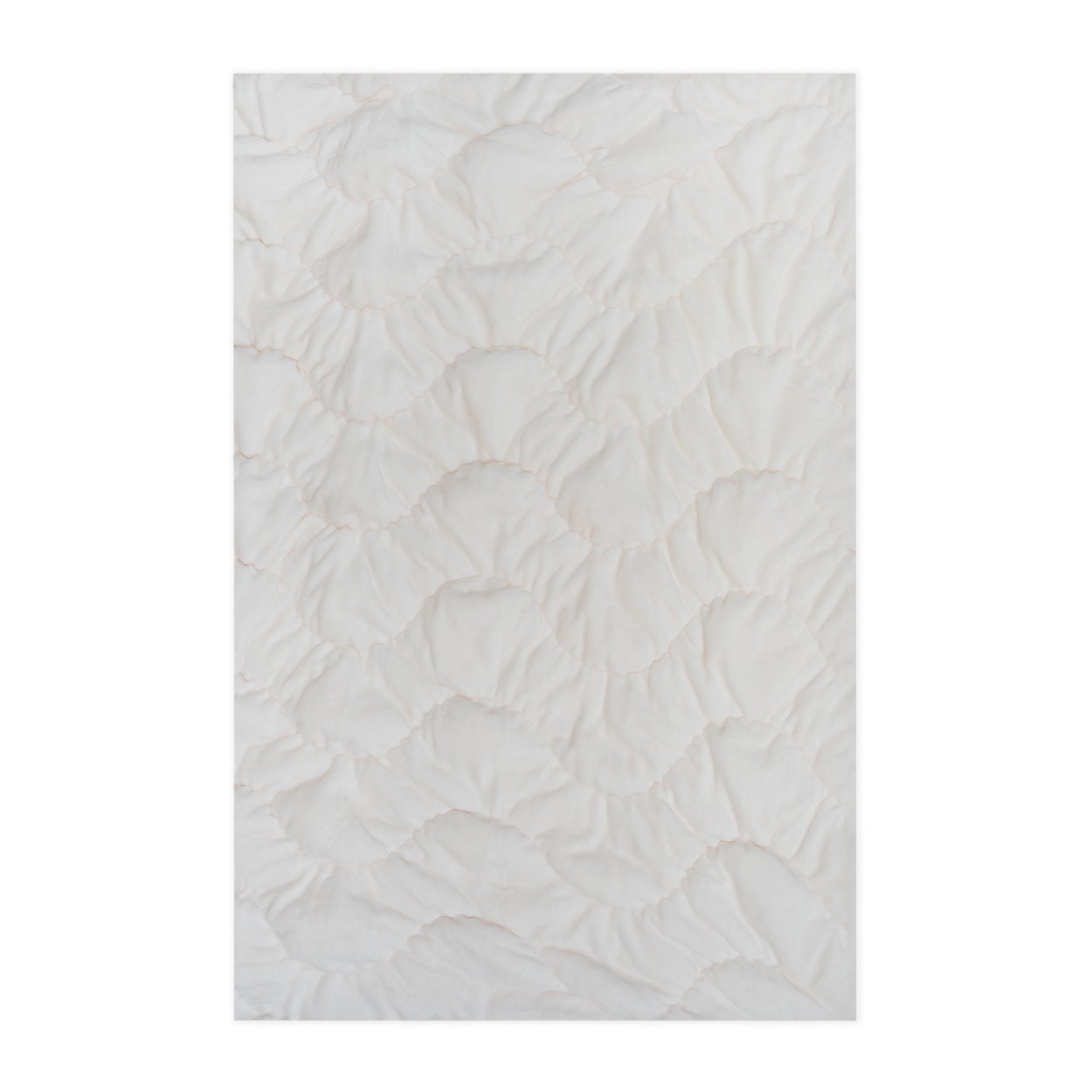 Flamingueo Plaid Polaire Couverture Lestée Grand Jete de Lit 100% Polyester 200x185cm Blanc - 7