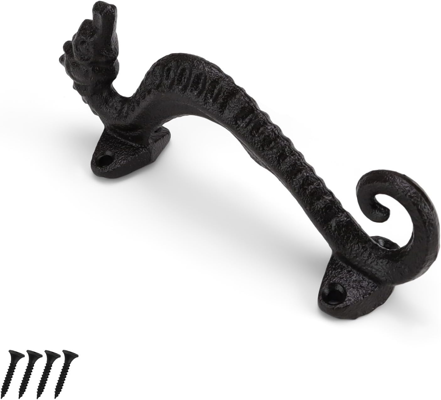 Klamka do drzwi przesuwnych, klamka do drzwi stodołowych 17 x 4 x 6,5 cm, klamka do drzwi przesuwnych ze śrubami, do drzwi meblowych, szafek itp.