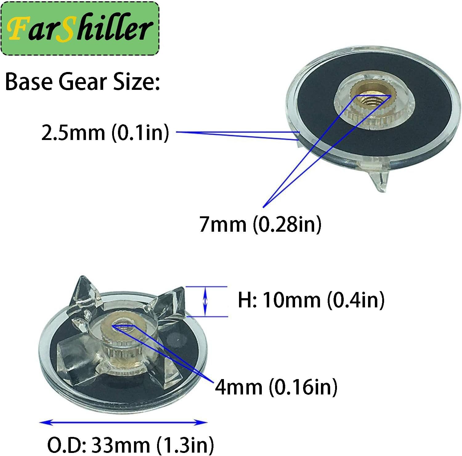 Kit de remplacement d'engrenages pour blender 250 W (2 engrenages de ...