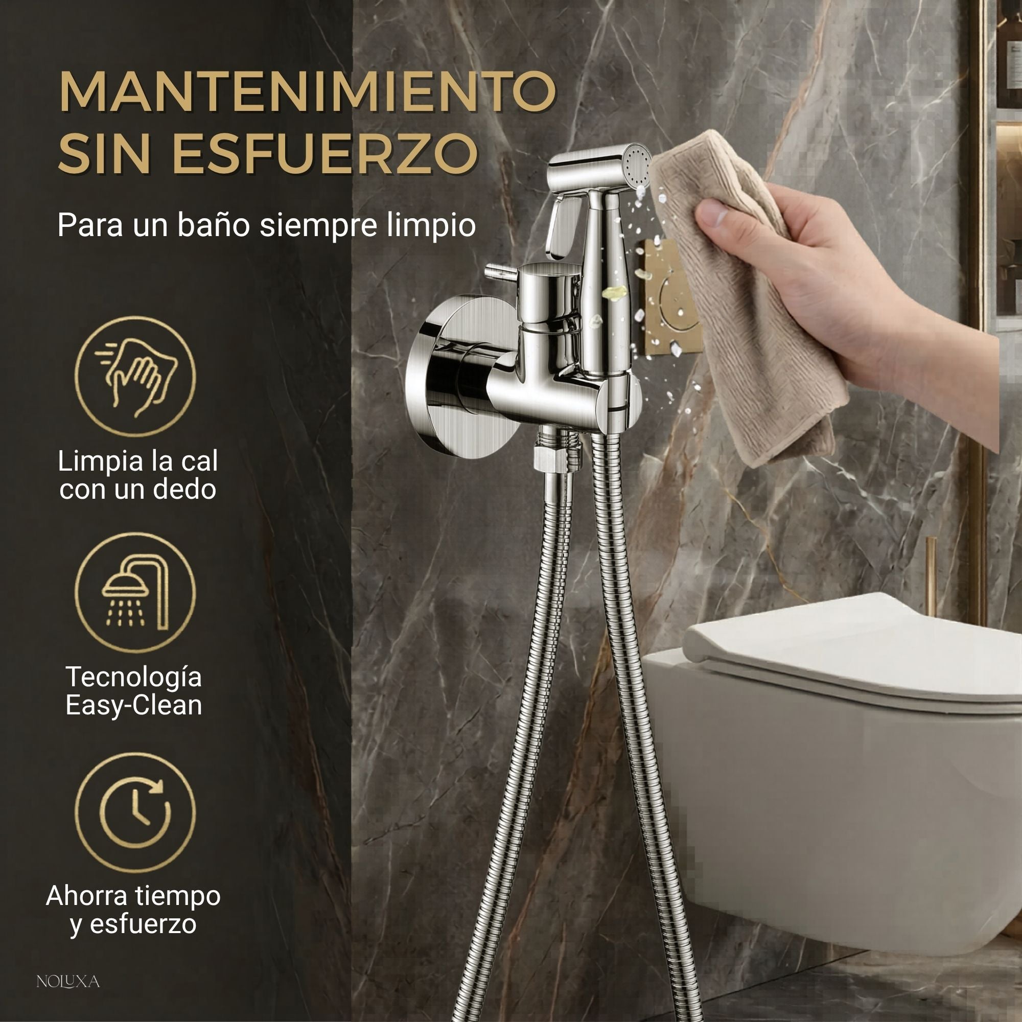 ducha bidet grifo bide Bidé Griferia Inodoro IMEX Ducha Bidet Agua Fría Y Caliente Grifo Bidet  Empotrado
