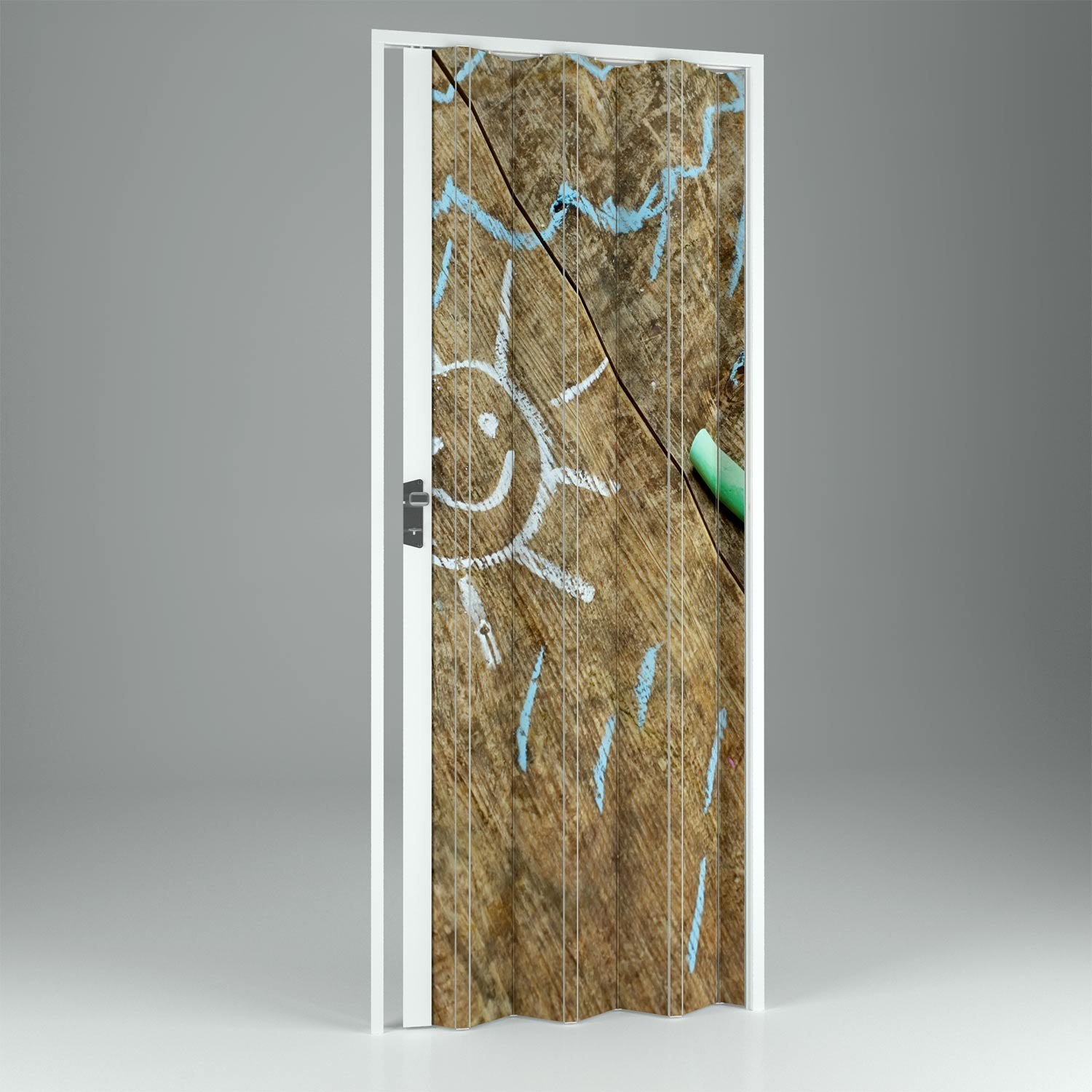 Puerta plegable de interior de pvc children 115 cm mod.vera