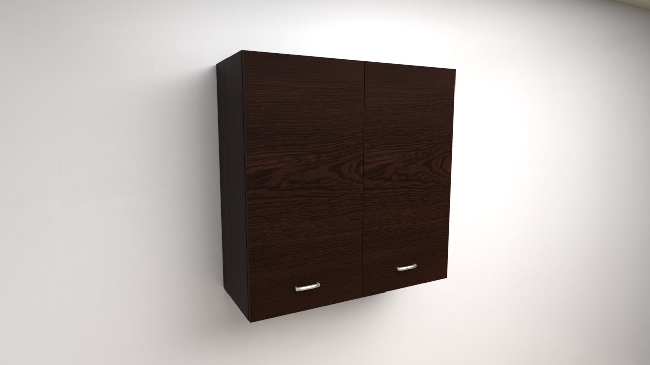 Armoire Murale Blanche 40x70x30cm - Rangement Cuisine, Garage Ou Buanderie - Étagère Mobile Incluse