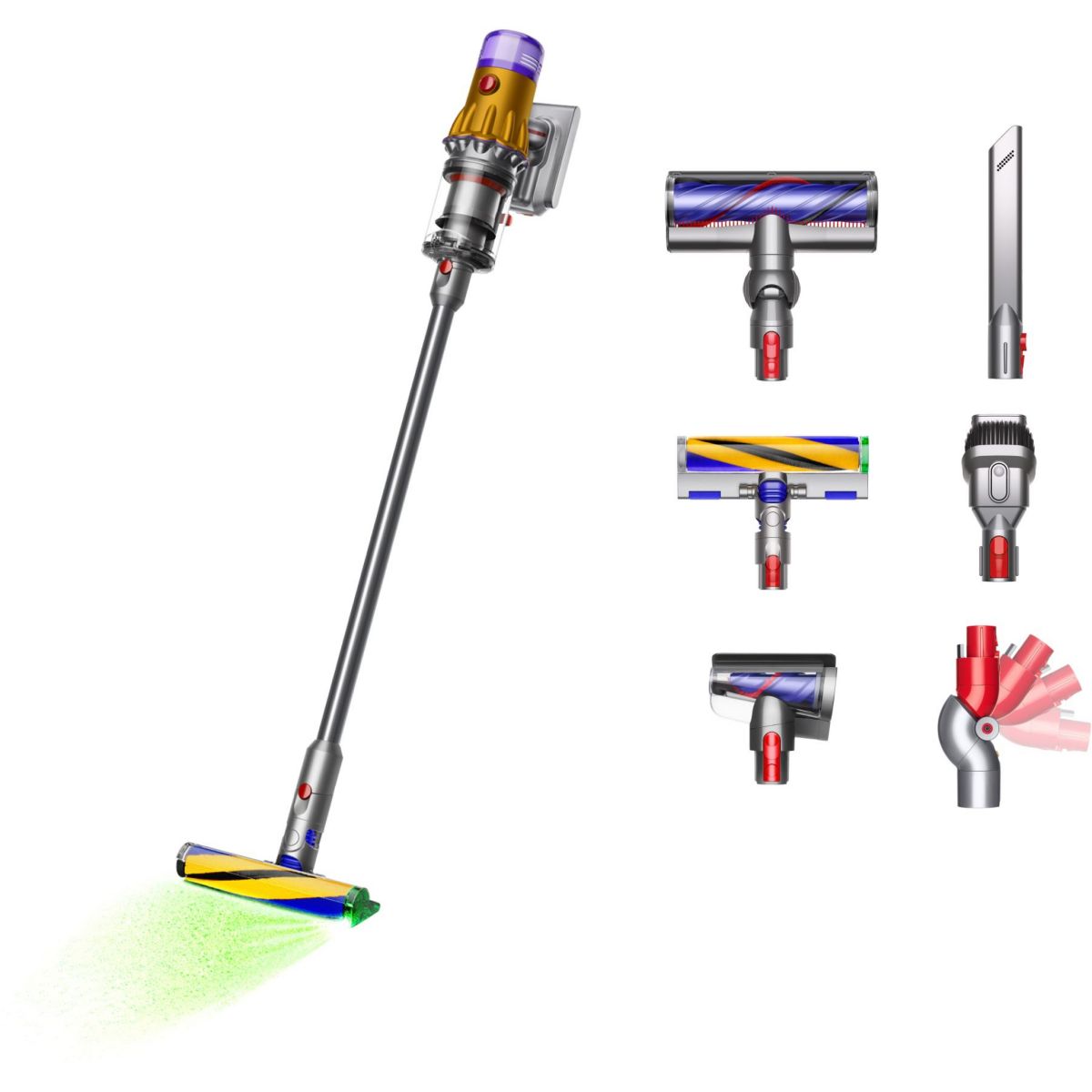 Odkurzacz pionowy Dyson V12 Detect Slim Absolute 60 min pracy 150 AW ssania
