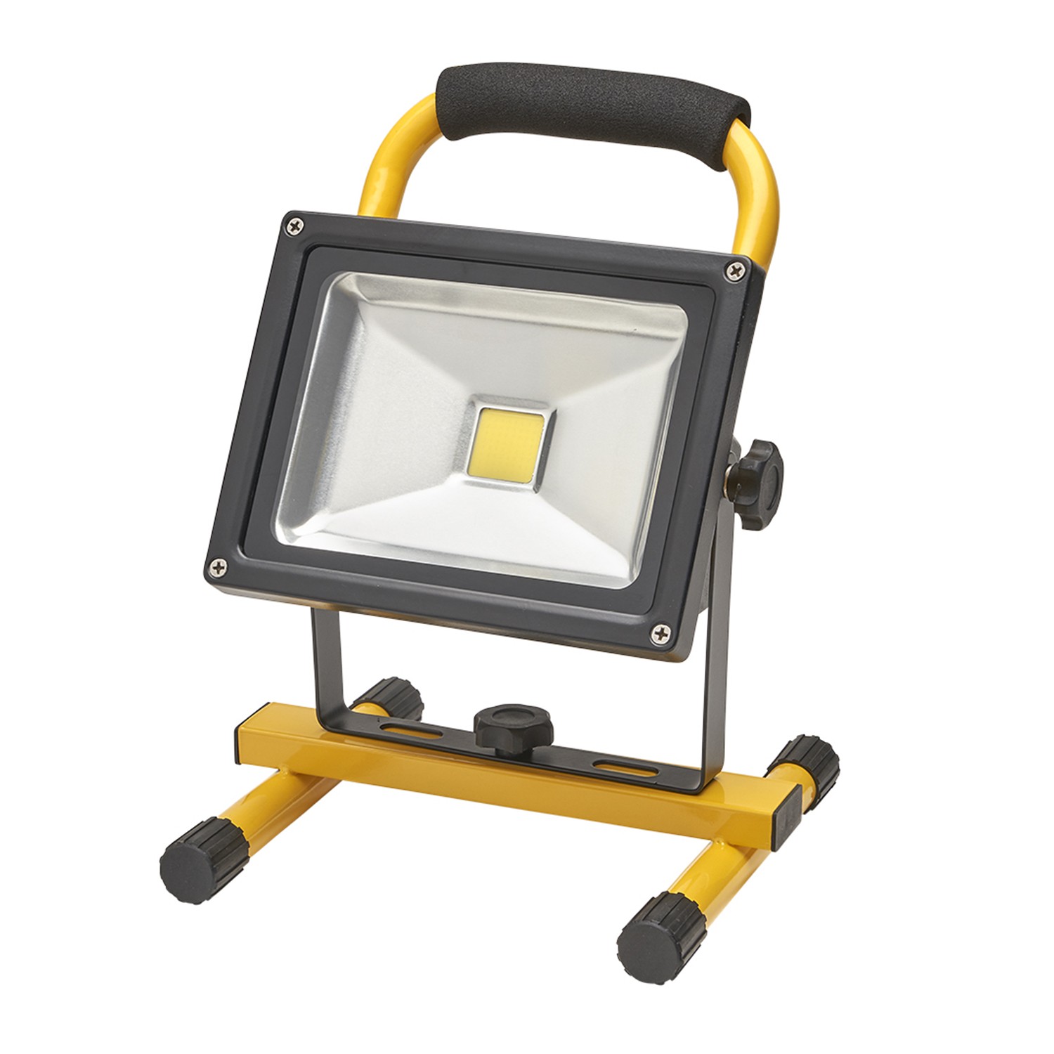 HISRFO Projecteur Led Rechargeable Lumens De Chantier De Construction Lumi Re De Travail Avec Batterie Solaire Pannea 4 Modes Portable