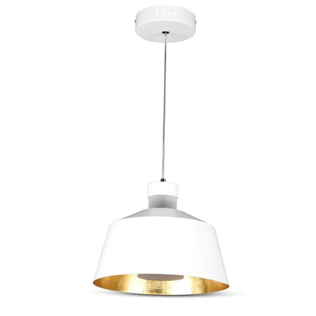Żyrandol metalowy LED 7W w kształcie kubka, biały 4000K