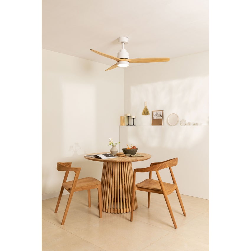 WINDSTYLANCE DC - Ventilateur de Plafond Fonction réversible hiver 40W Silencieux Ø132 cm - Avec lumière et télécommande - 2