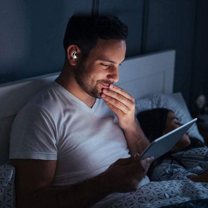 2 x bouchons d'oreilles en nano silicone lavables à 3 couches pour la réduction du bruit du sommeil noir - 6