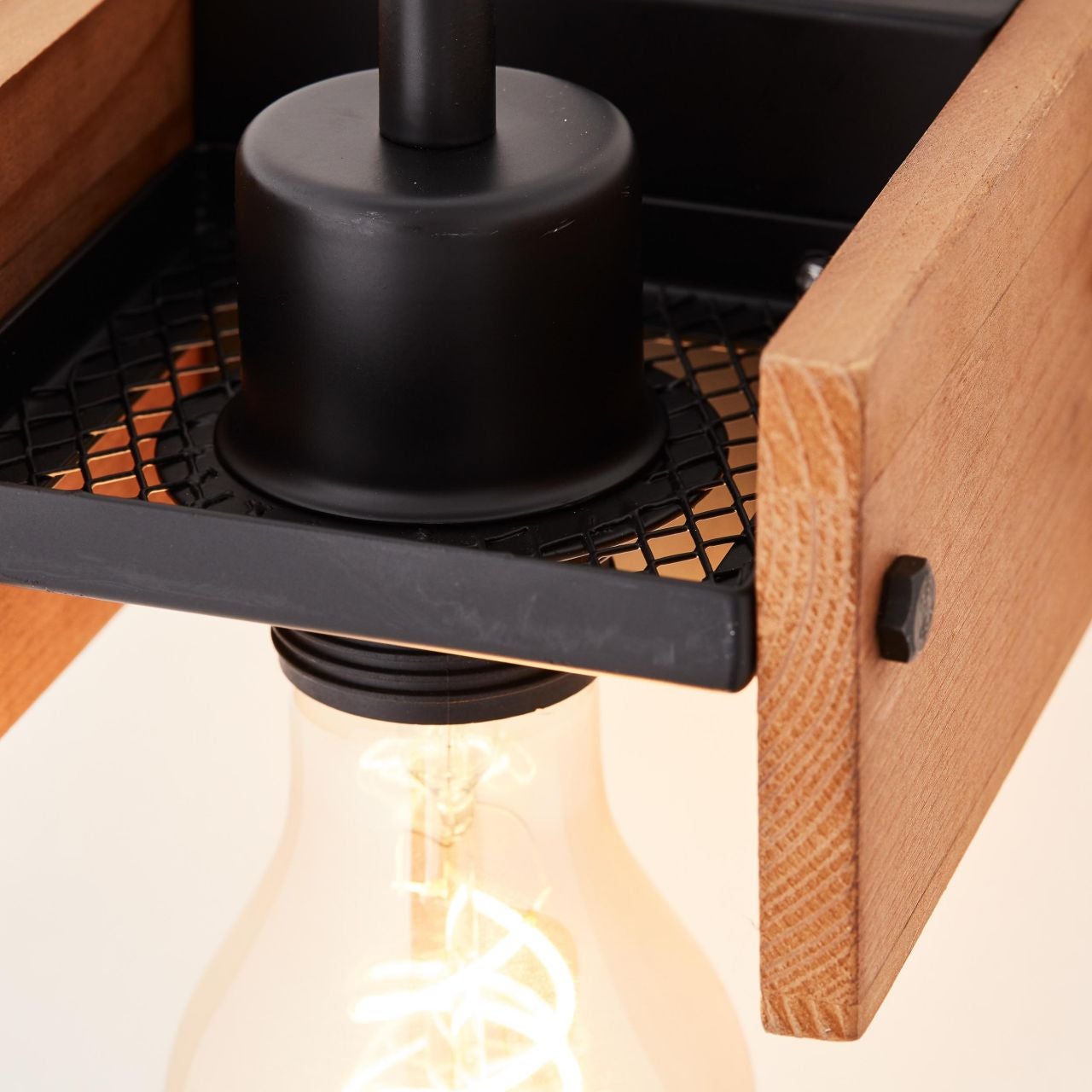 Brilliant lampa Tyas spot cocarde 3 żarówki czarny złoty plastik/czarny metal 3x D45, E14, 28 W - 3