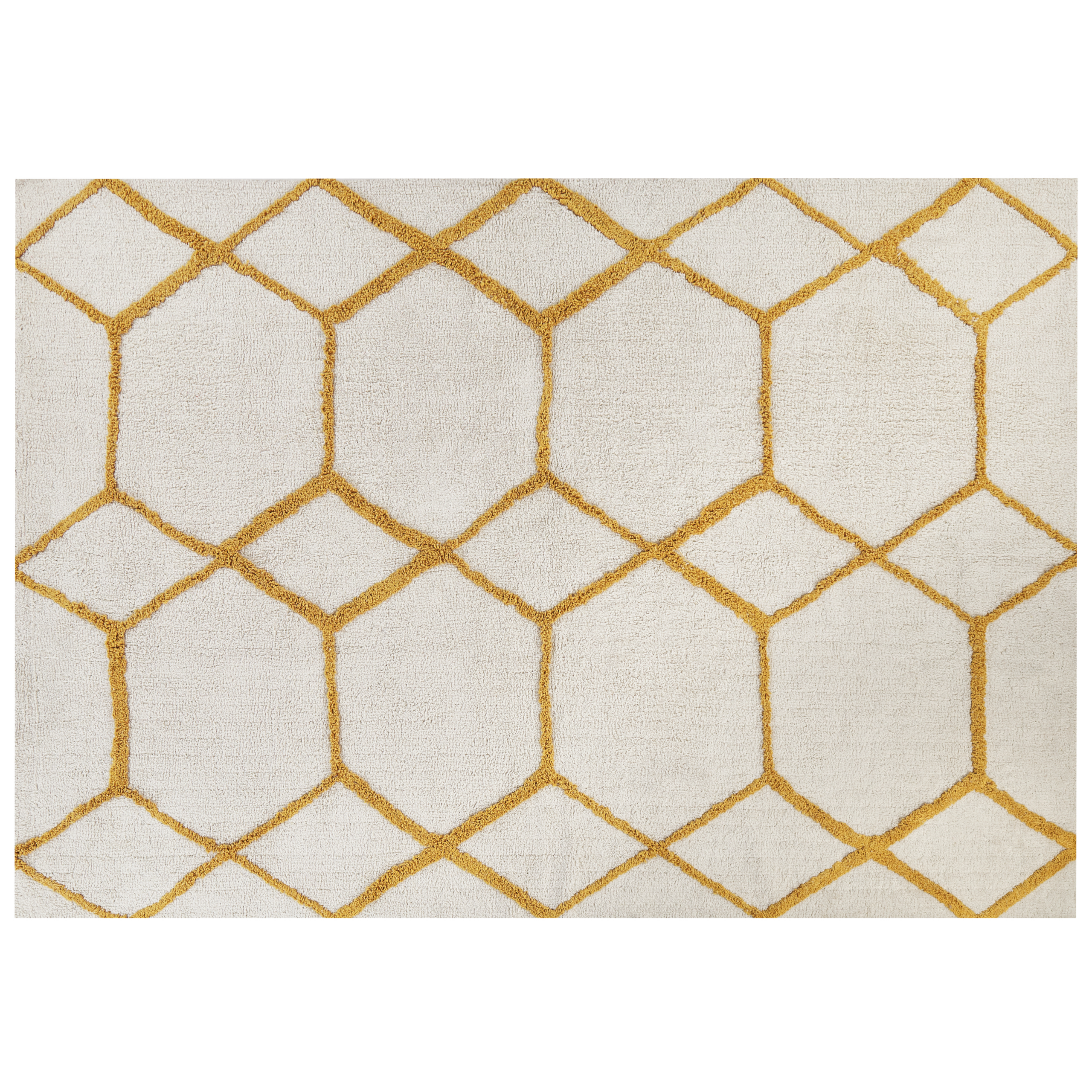 Covor BEYLER Alb 160 x 230 cm Bumbac