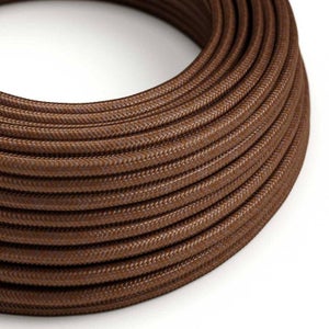 Câble électrique Torsadé Tissu Effet Soie – Vert Foncé, 2x0.75 Mm, Longueur 5 Mètres