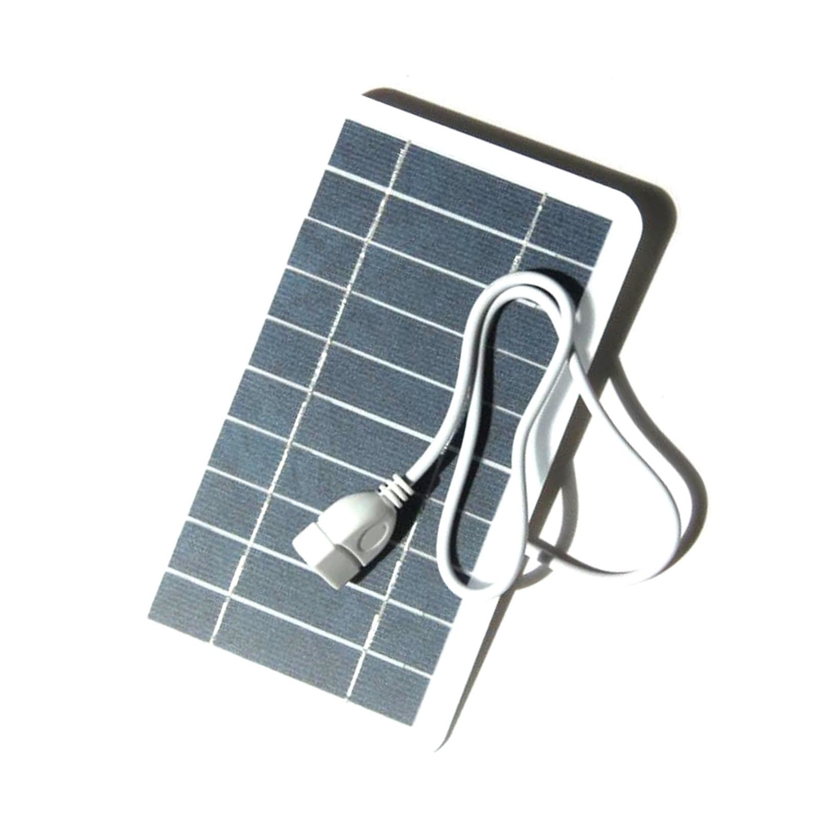 Panel Solar pequeño de 2W y 5V con USB, célula de silicona ...