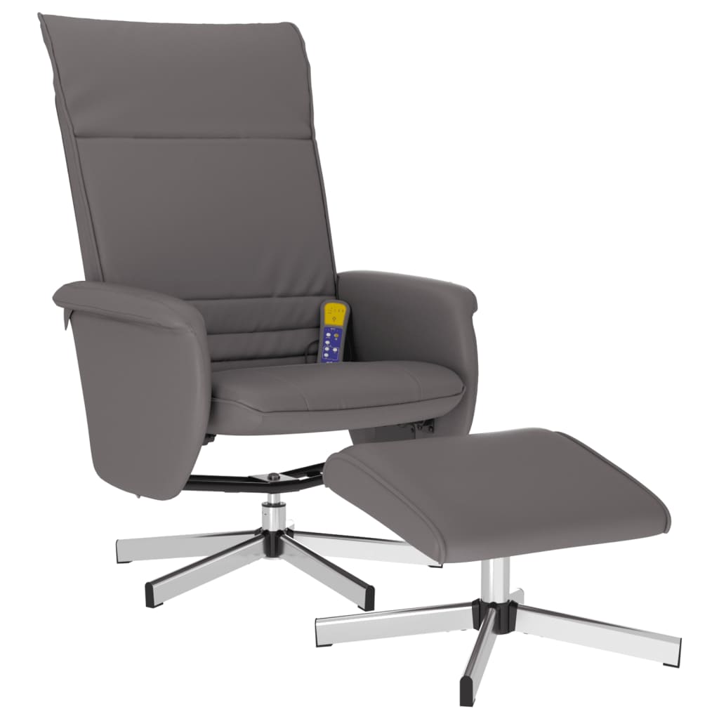 Fauteuil de massage avec repose-pieds, 10 points de vibration, dossier Fauteuil de massage avec repose-pieds, 10 points de vibration, dossier