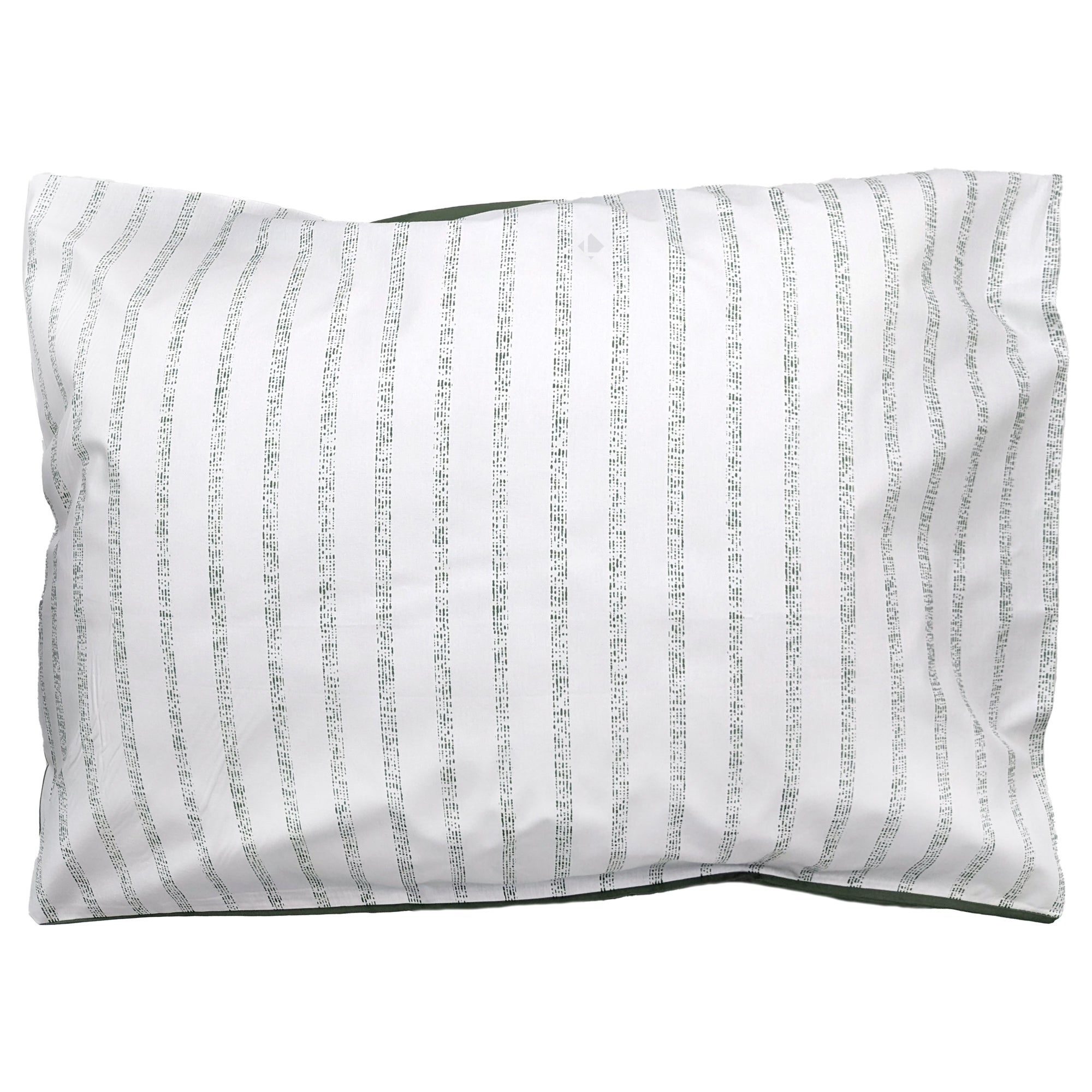 Taie d'oreiller Coton 57 Fils Vert d'eau 50x70 cm