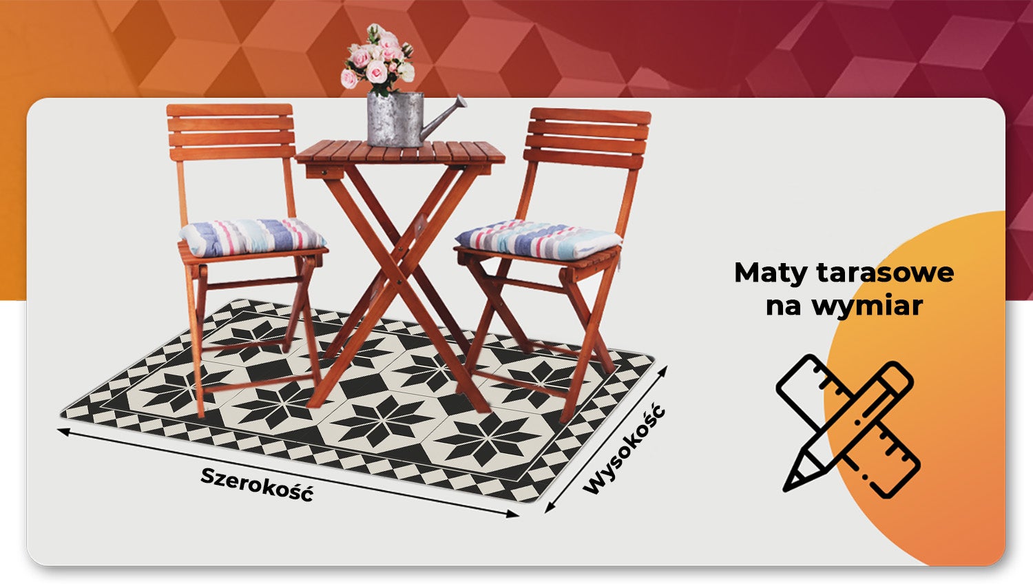 Mata winylowa czarno-białe gwiazdy dywan PCV do kuchni minimalistyczny dywanik winylowy 120x180 cm – Tulup - 6