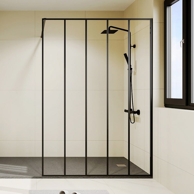 Ścianka prysznicowa w industrialnym stylu ATALIA - 140*200 cm