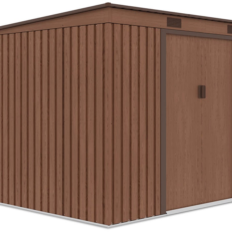 Domek Ogrodowy Narzędziowy na Narzędzia Szopa OREGON 261x241cm Metalowy 1 szt