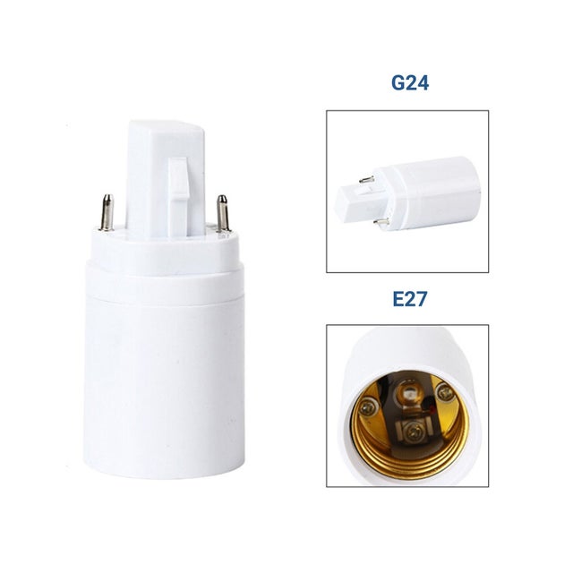 Lot De 4 Adaptateurs De Douille B22 Vers E27 - Marque FISHTEC - Convertit Culot Gros Vers Petit - Neuf