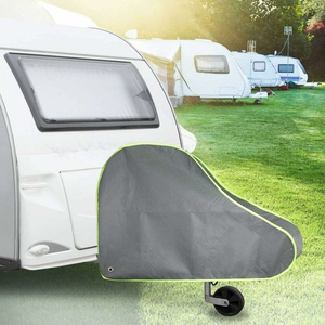 UK Custom Covers CC787GREY – Copertura Superiore Impermeabile Per Roulotte – Tessuto Poliestere 150D Con PU – Adatta Per 3,7-4,3 M – Grigia