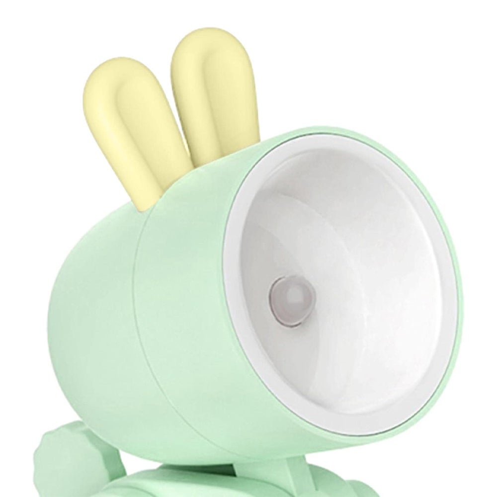 Miniaturowa lampka nocna w kształcie króliczka, lampka nocna na stolik do czytania z magnetyczną podstawą, innowacyjny design, prezent dla dzieci i u - 4