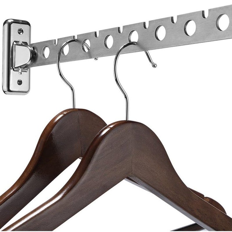 Szyna do zawieszania ubrań porowata suszarka składana regulowany stojak do suszenia garderoba szatnia łazienka sypialnia ścienny wieszak na ubrania