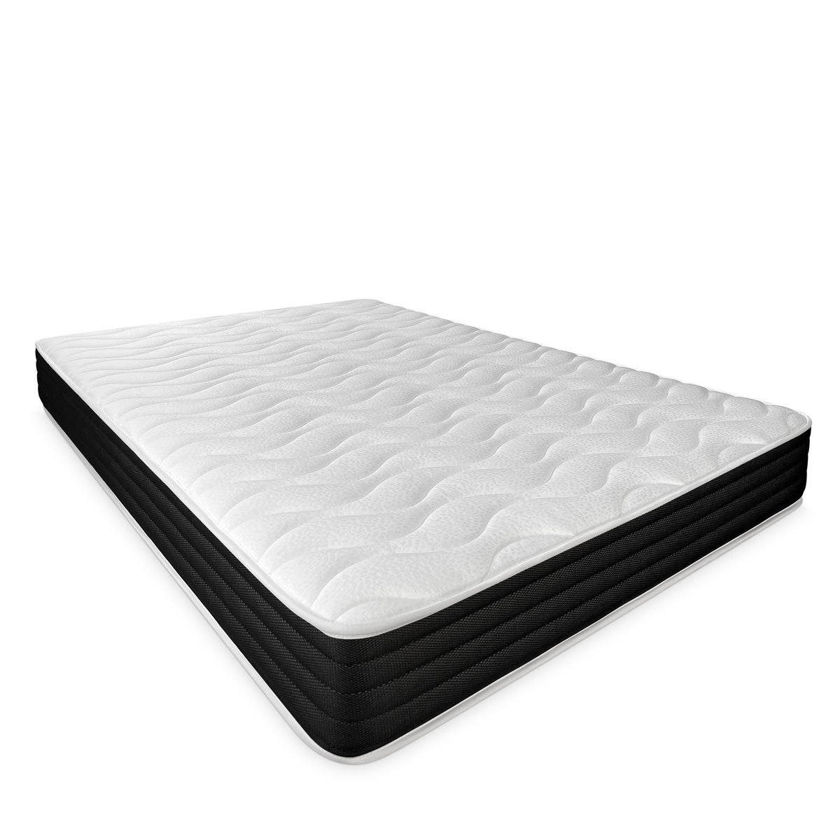Colchón Juno 90x190 cm Viscoelástico - Reversible - Firmeza Media-Alta - Grosor 20cm - Antiácaros, Antibacterias e Hipoalergénico - 9