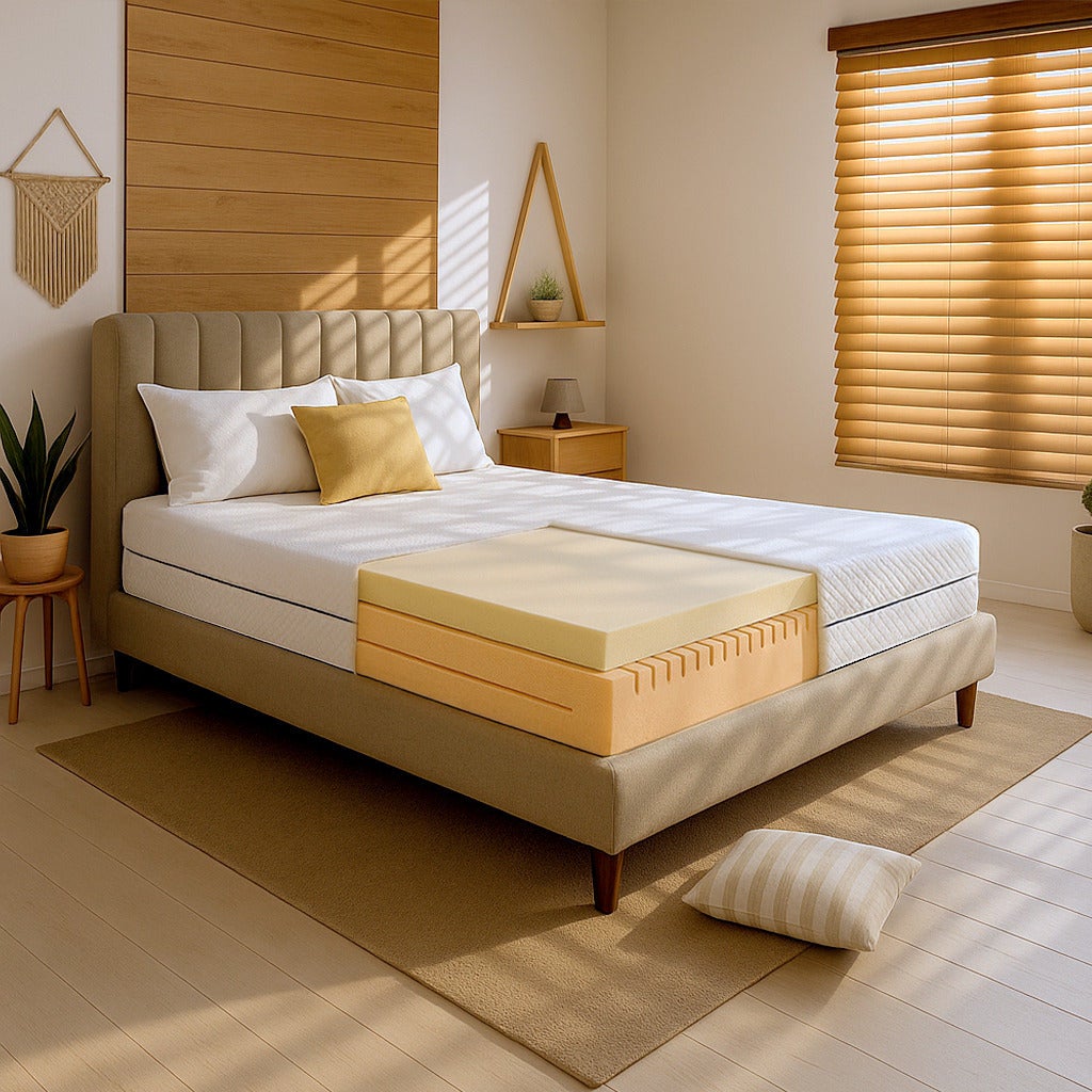 Matelas 130x190 En Waterfoam Hypoallergénique - 10 Cm D'Épaisseur | Respirant, Anti-Acarien | Fabriqué En Italie