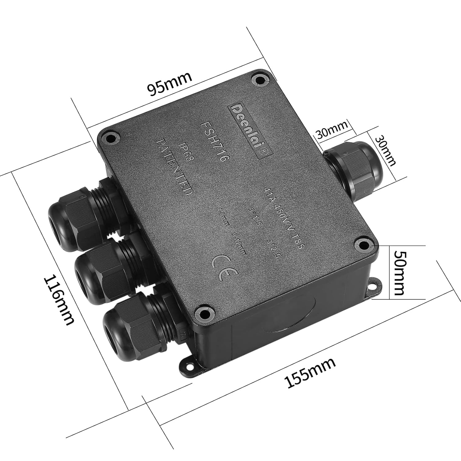Scatola Di Giunzione Impermeabile IP68 Scatola Di Giunzione Impermeabile Per Esterni A~p153967592
