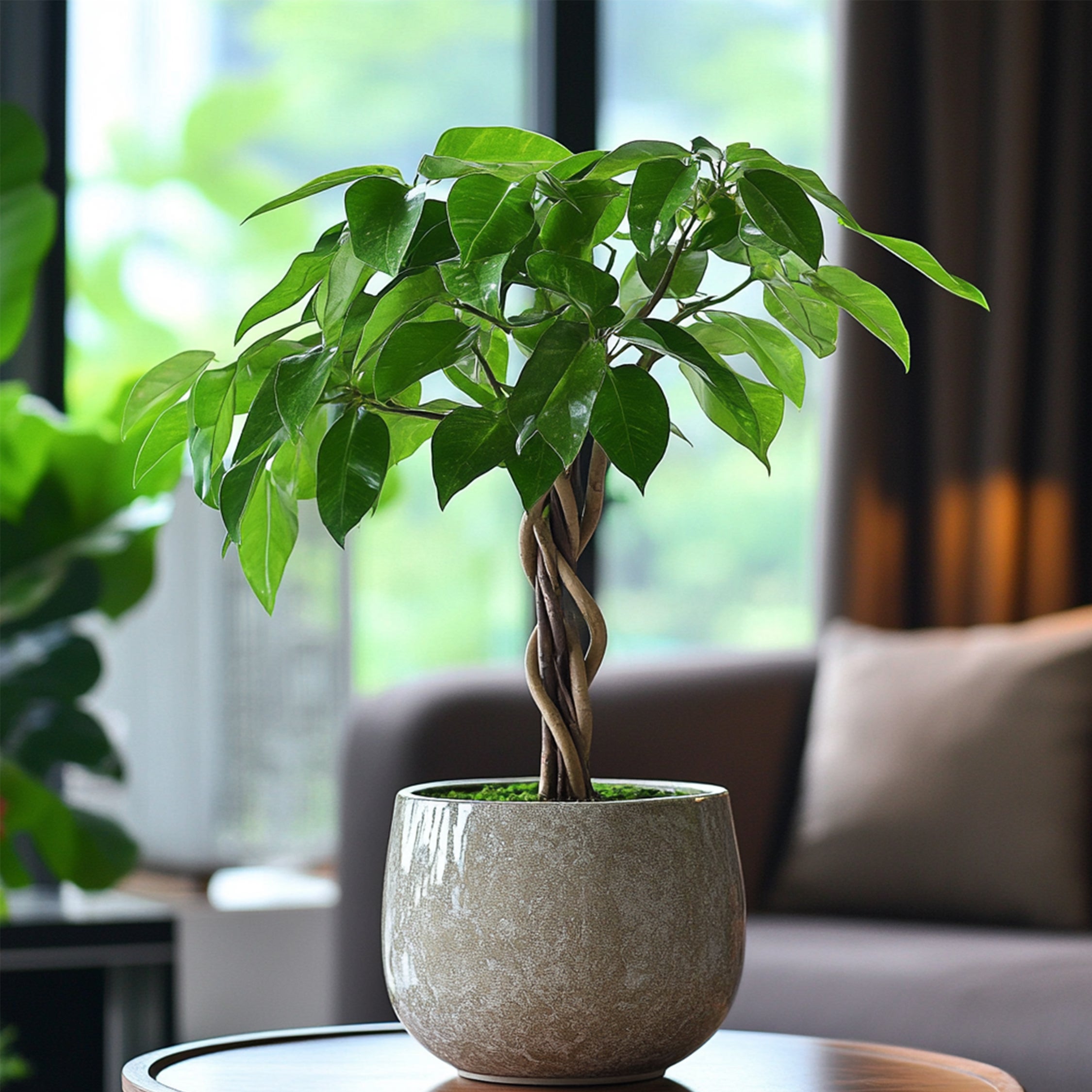 Arbre à argent - Pachira aquatica - Hauteur 60-70cm - ⌀17cm - 7